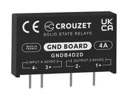 SOLID STATE RELAY, 4A, 2-60VDC, THT GNDB4D2D
