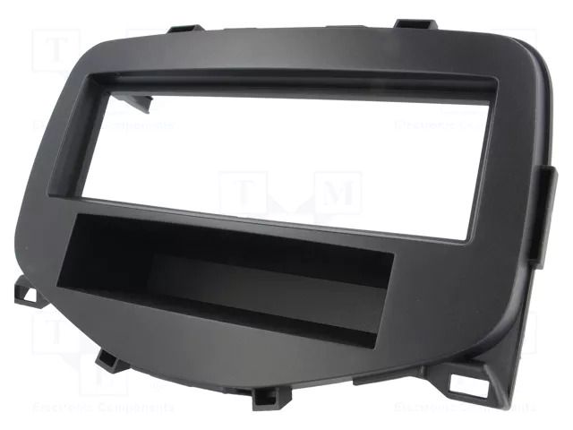 Radio frame; Citroën,Peugeot,Toyota; 1 DIN; matt black PER.PIC. RAM-40.336.1