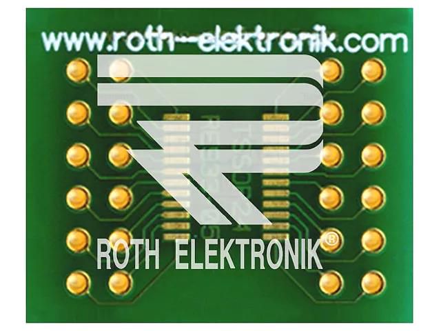 Board: universal; multiadapter; W: 58.9mm; L: 120.1mm; TSSOP24 ROTH ELEKTRONIK GMBH RE933-05