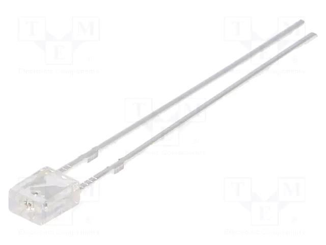 LED; rectangular; 2x3x4mm; yellow; 330÷450mcd; 100°; Front: flat OPTOSUPPLY OSY5RU7BA1B