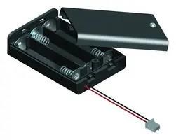 BATT HOLDER, AA X 3, WIRE LEADS 2487CN