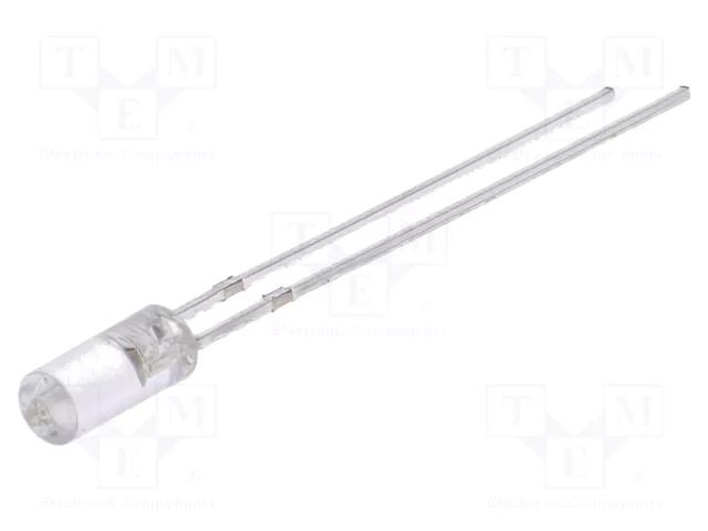LED; green; 3mm; 750÷1120mcd; 110°; Front: flat; 2.8÷3.6VDC OPTOSUPPLY OSG5TA39B1B