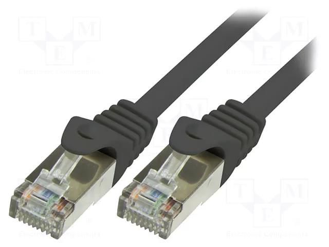 Patch cord; RJ45 plug,both sides; F/UTP; 5e; stranded; CCA; PVC LOGILINK CP1063S