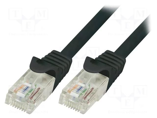Patch cord; RJ45 plug,both sides; U/UTP; 5e; stranded; CCA; PVC LOGILINK CP1093U