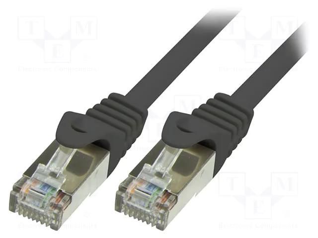 Patch cord; RJ45 plug,both sides; F/UTP; 6; stranded; CCA; PVC LOGILINK CP2033S