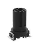 SENSOR CONN, M12, RCPT, 4POS, SOLDER 474665-E