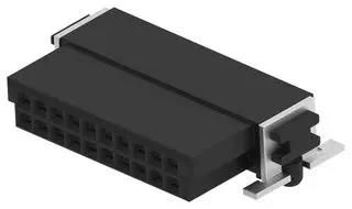 CONN, R/A RCPT, 20POS, 2ROW, 1.27MM, SMT 354079-E