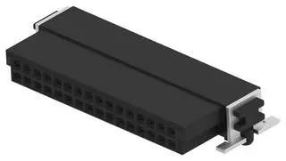 CONN, R/A RCPT, 32POS, 2ROW, 1.27MM, SMT 354080-E