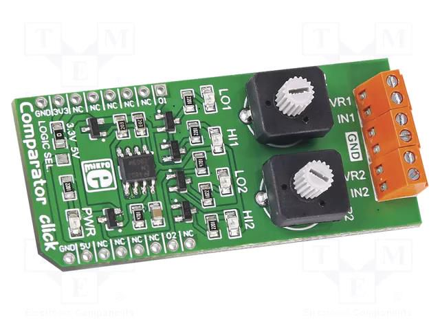 Click board; prototype board; Comp: LM2903; comparator MIKROE MIKROE-1915