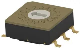 ROTARY CODED SW, 16POS, 0.02A/20V, SMD MRSSV0DR16SMGWTR