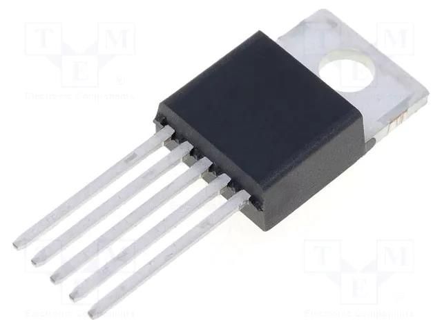 PMIC; DC/DC converter; Uin: 8÷55V; Uout: 5V; 1A; TO220-5; THT; 52kHz TAEJIN TECHNOLOGY / HTC Korea LM2575HVT-5.0-TT