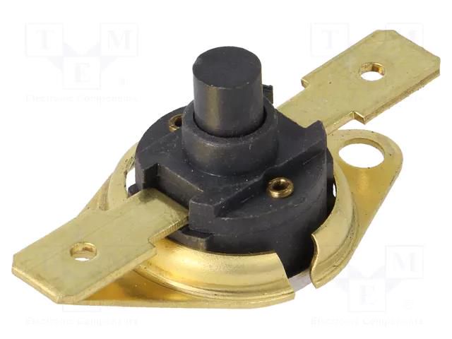 Sensor: thermostat; NC; 70°C; 16A; 250VAC; connectors 6,3mm; ±15°C TOMIC AR33W1S3-70