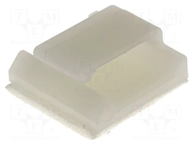 Self-adhesive cable holder; polyamide; natural; Cable P-clips ESSENTRA RI-MWSSEBE-101A
