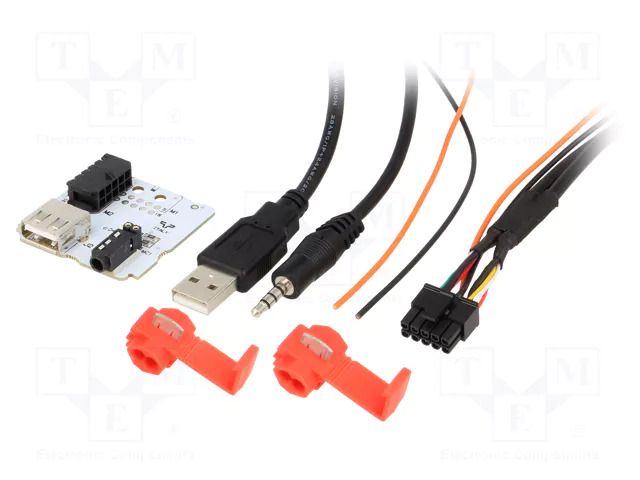 USB/AUX adapter; Hyundai; Hyundai Tucson 2015-> PER.PIC. USB.KIA.07