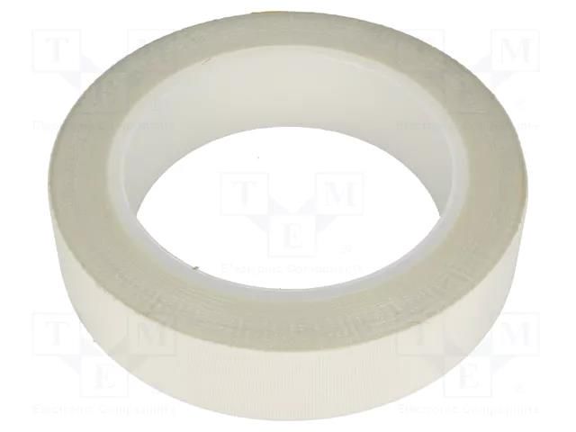 Tape: electrical insulating; W: 25mm; L: 33m; Thk: 0.18mm; white IPT IC401-25-33M