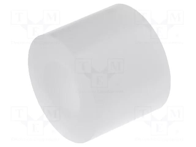 Spacer sleeve; cylindrical; polystyrene; L: 8mm; Øout: 10mm ESSENTRA RI-RRSN-5210008