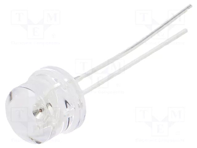 LED; red; 8mm; 1560÷2180mcd; 100°; Front: convex; 1.8÷2.6VDC OPTOSUPPLY OSR5PA87A1A