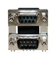 STACKED D SUB CONNECTOR, RCPT/PLUG, 9POS 178-009-313R491