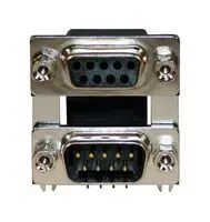 STACKED D SUB CONN, RCPT/RCPT, 37POS 178-037-513R491