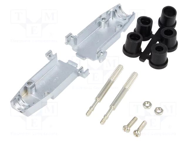 Enclosure for connectors: D-Sub; D-Sub 9pin,D-Sub HD 15pin ENCITECH CCOV9-MEL-RG