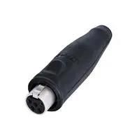 5 POLE FEMALE TINY XLR CABLE CONNECTOR RT5FC-B-W