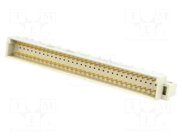 Connector: DIN 41612; socket; male; PIN: 64; straight; 2A; THT; a+c HARTING 09031646922