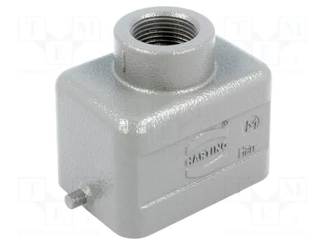 Enclosure: for Han connectors; Han; size 6B; for cable; for latch HARTING 19300061440