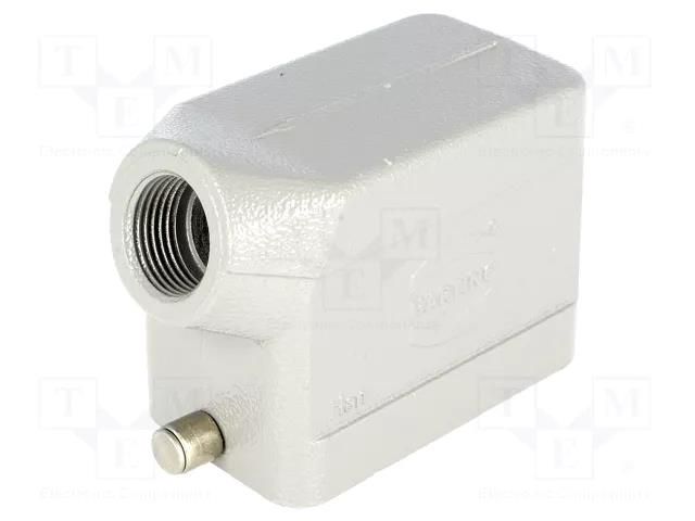 Enclosure: for Han connectors; Han; size 10B; for cable; angled HARTING 19300101540