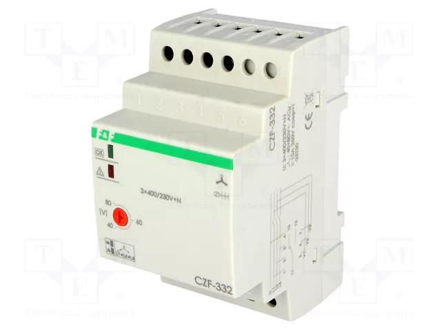 Voltage monitoring relay; phase asymmetry,phase failure; CZF F&F CZF-332