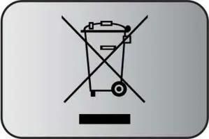 LABEL, WEEE, PE, BLK ON SILVER, 30X20MM MP011006