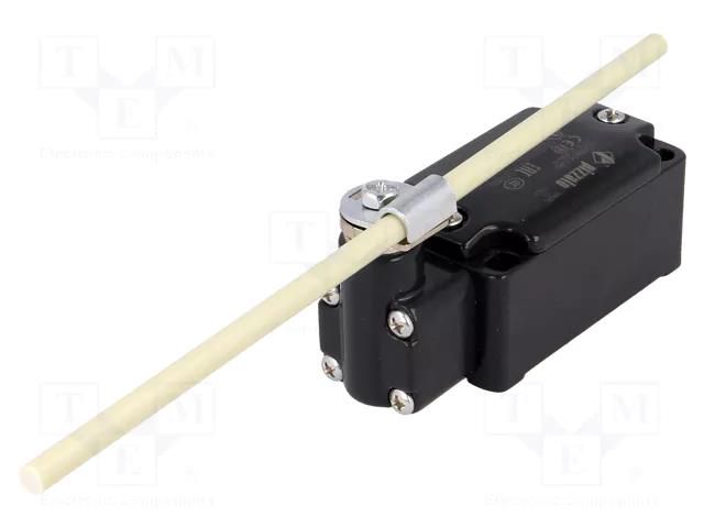 Limit switch; adjustable fiber glass rod, R 19- 189mm; NO + NC PIZZATO ELETTRICA FD536