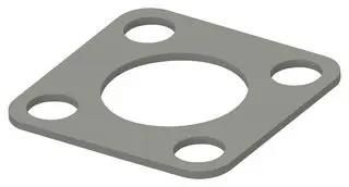 EMI SHIELDING GASKET, 30.18MM X 30.18MM 92-22004