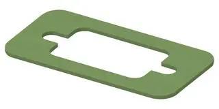 EMI SHIELDING GASKET, 17.5MM X 35.8MM 95-22011