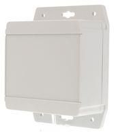 ENCLOSURE, FLANGED LID, ABS, LIGHT GREY 1555LF42GY