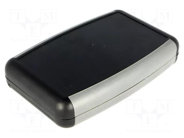 Enclosure: multipurpose; X: 79mm; Y: 117mm; Z: 24mm; 1553; ABS; black HAMMOND HM-1553BBKBAT
