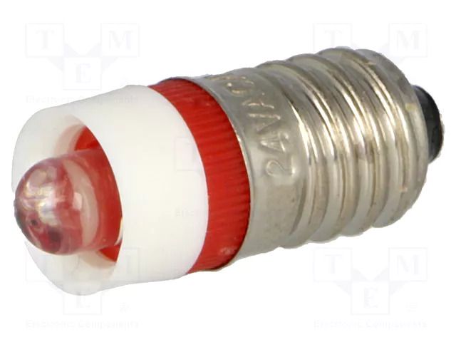 LED lamp; red; E10; 24VDC; 24VAC BRIGHTMASTER LLED-E10/24/R