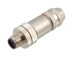SENSOR CONN, M12, PLUG, 4POS, SCREW MP011269