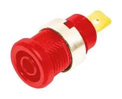 BANANA CONNECTOR, 36A, 1KV, RED BU-P72913-2