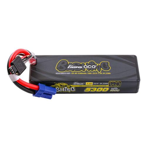 Gens ace G-Tech 5300mAh 7.4V 100C 2S1P Lipo z EC5, Gens ace GEA53002S10E5