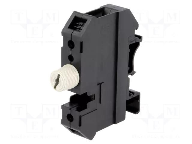 Splice terminal: rail; 0.5÷16mm2; ways: 1; terminals: 2; Width: 12mm DEGSON ELECTRONICS PC10-DR