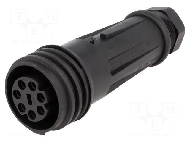 Connector: circular; plug; female; PIN: 7; 32A; 430V; Buccaneer 900 BULGIN PX0921/07/S/02