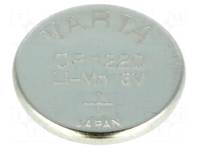 Battery: lithium; CR1220,coin; 3V; 35mAh; non-rechargeable VARTA MICROBATTERY BAT-CR1220/VA