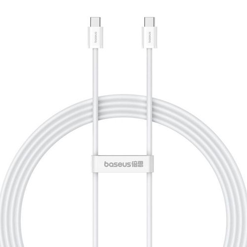 Kabel szybkiego ładowania USB-C do USB-C Baseus Superior 2 100W 2m (biały), Baseus P10365200211-04