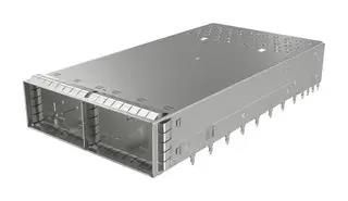CONN, QSFP CAGE, 1X2 GANG, PRESS FIT UE62B2620021E1