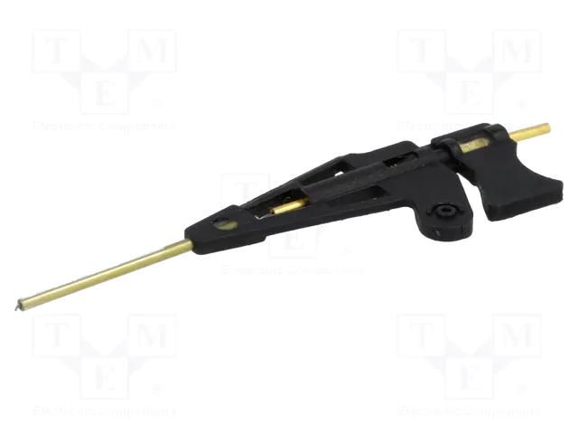 Micro SMD clip-on probe; pincers type; 500mA; 70VDC; black POMONA POM-72902-0