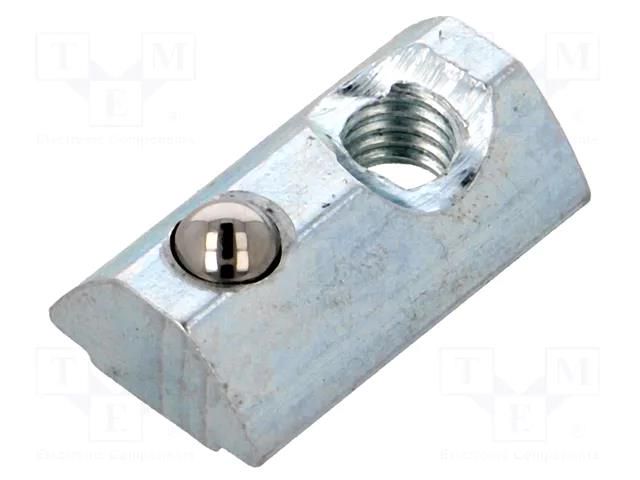 Nut; for profiles; Width of the groove: 8mm; steel; zinc; T-slot FATH FA-096025