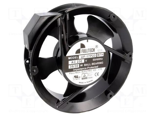 Fan: AC; axial; 230VAC; 172x172x51mm; 289m3/h; 49dBA; ball; 2750rpm FULLTECH UF17P23-H