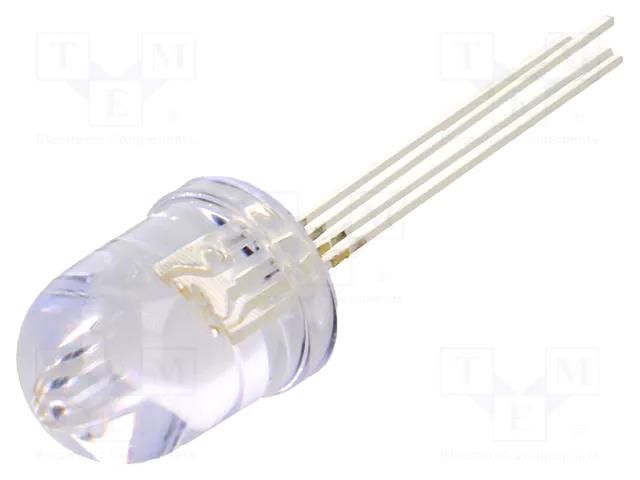 LED; RGB; 10mm; 30°; Front: convex; 1.8÷2.6/2.9÷3.6/2.9÷3.6VDC OPTOSUPPLY OSTAMAA131A