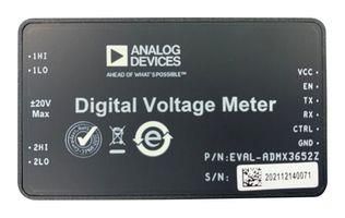 EVALUATION BOARD, DIGITAL VOLTMETER EVAL-ADMX3652Z