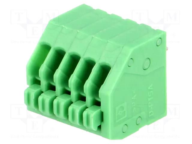 Connector: PCB terminal block; terminal; 2A; 250V; angled 45° PHOENIX CONTACT PTSA0.5/5-2.5-Z